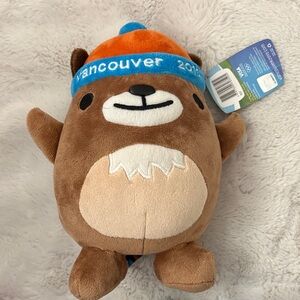 Limited edition Vancouver 2010 Olympic mascot Brown Mukmuk Stuffed Bear